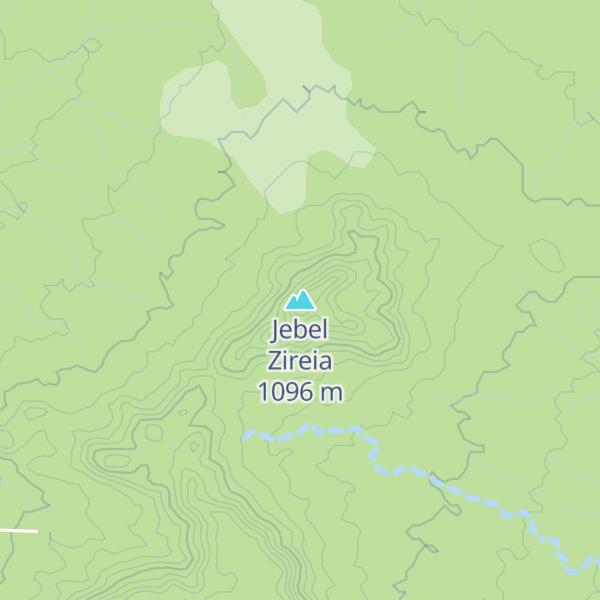 Map of Jebel Zireia
