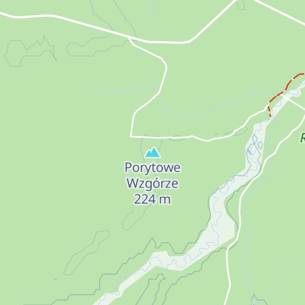 Map of Porytowe Wzgórze
