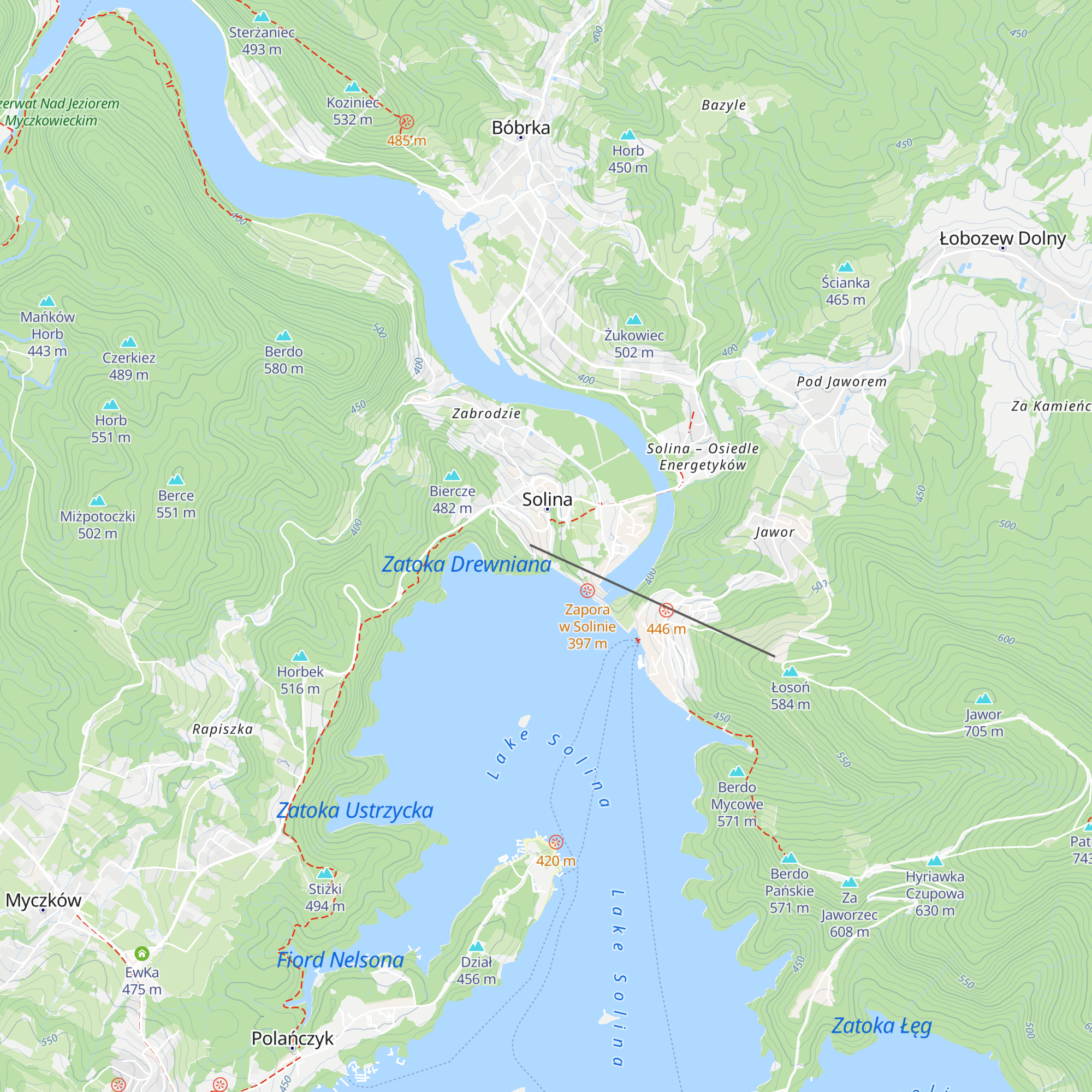 Z innej Beczki map
