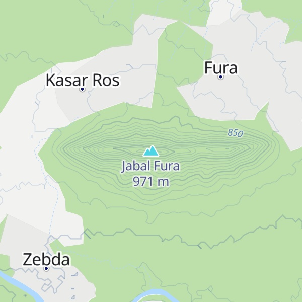 Map of Jabal Fura