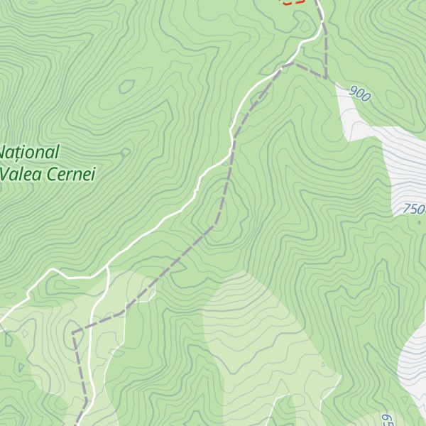 Map of Creasta Cocoșului