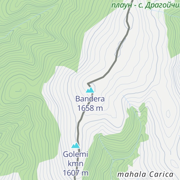 Map of Bandera