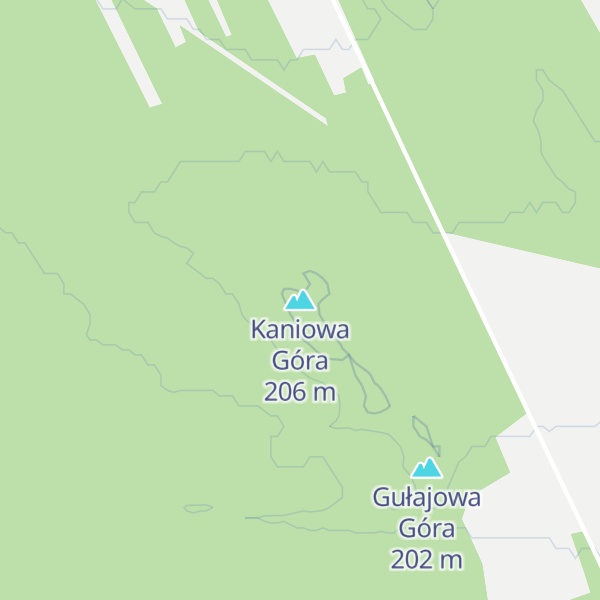 Map of Kaniowa Góra