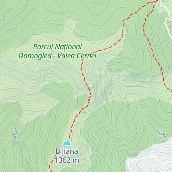 Map of Vârful Zascol