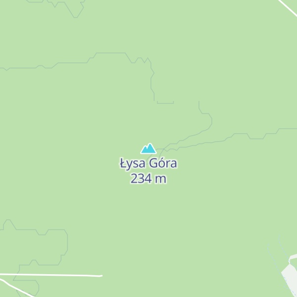Map of Łysa Góra