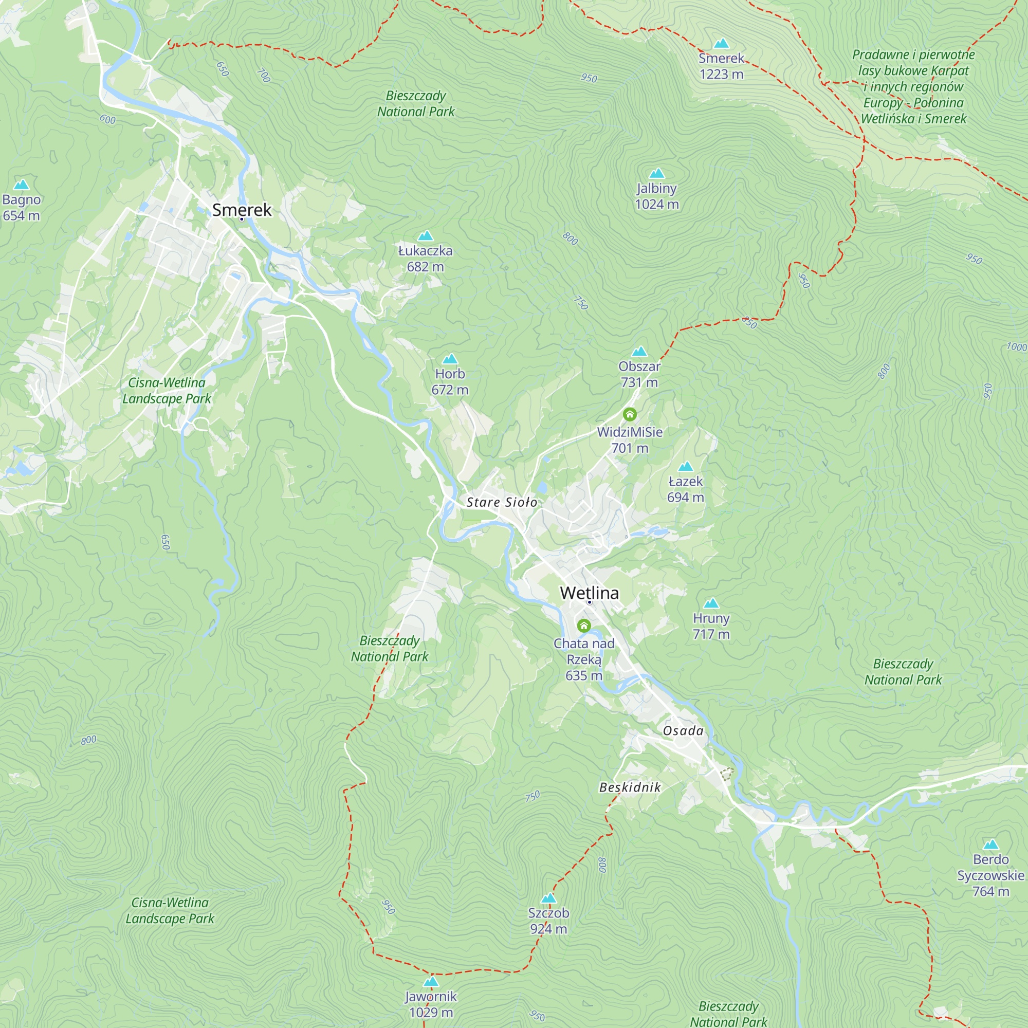 Schronisko aniołów map