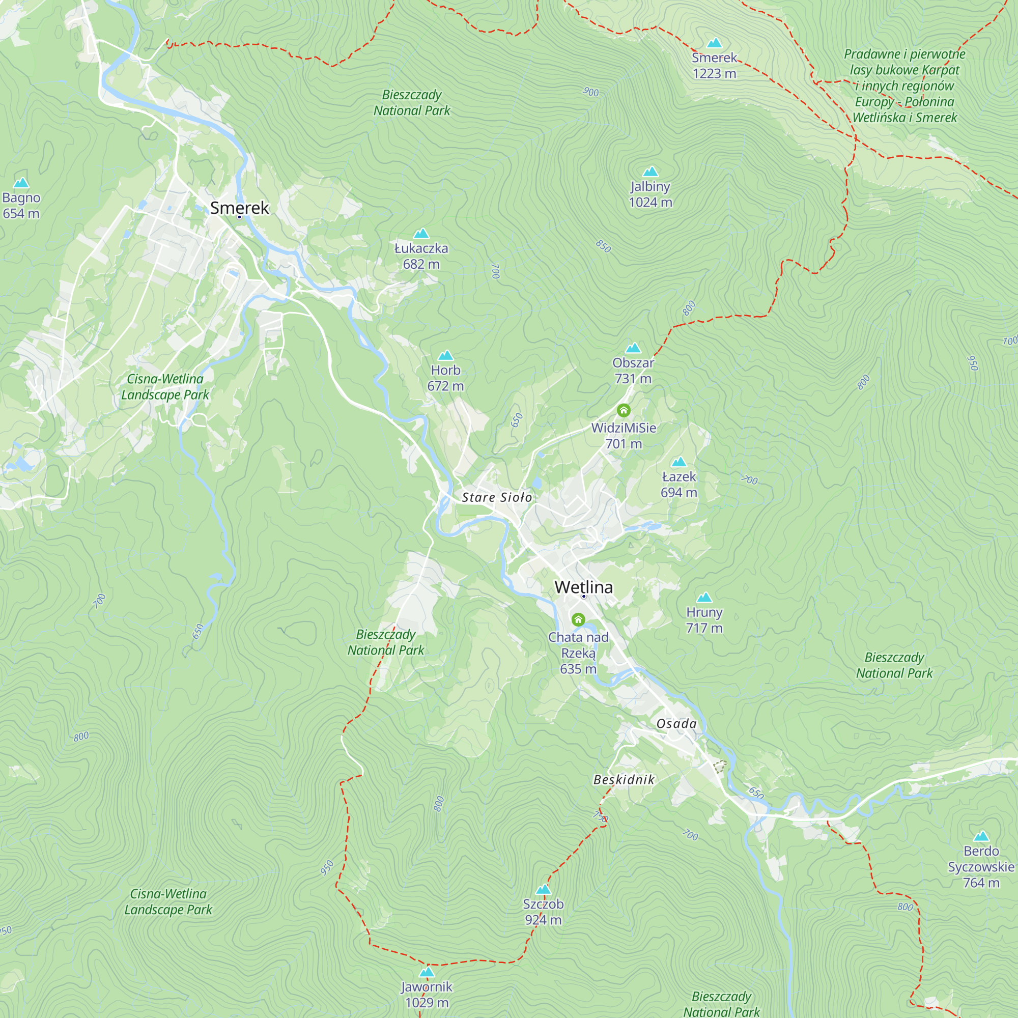 Schronisko aniołów map
