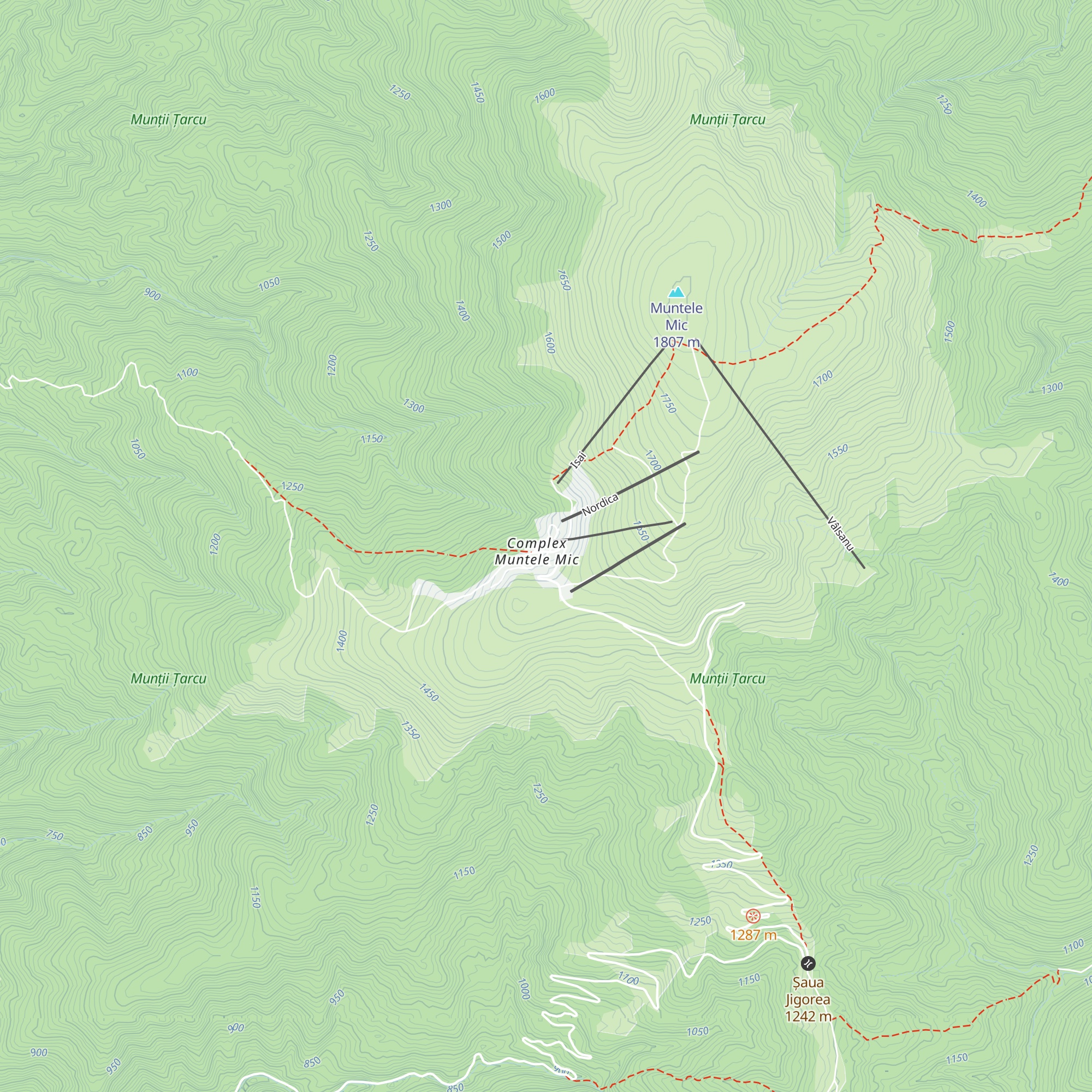 Cabana Cerbul map