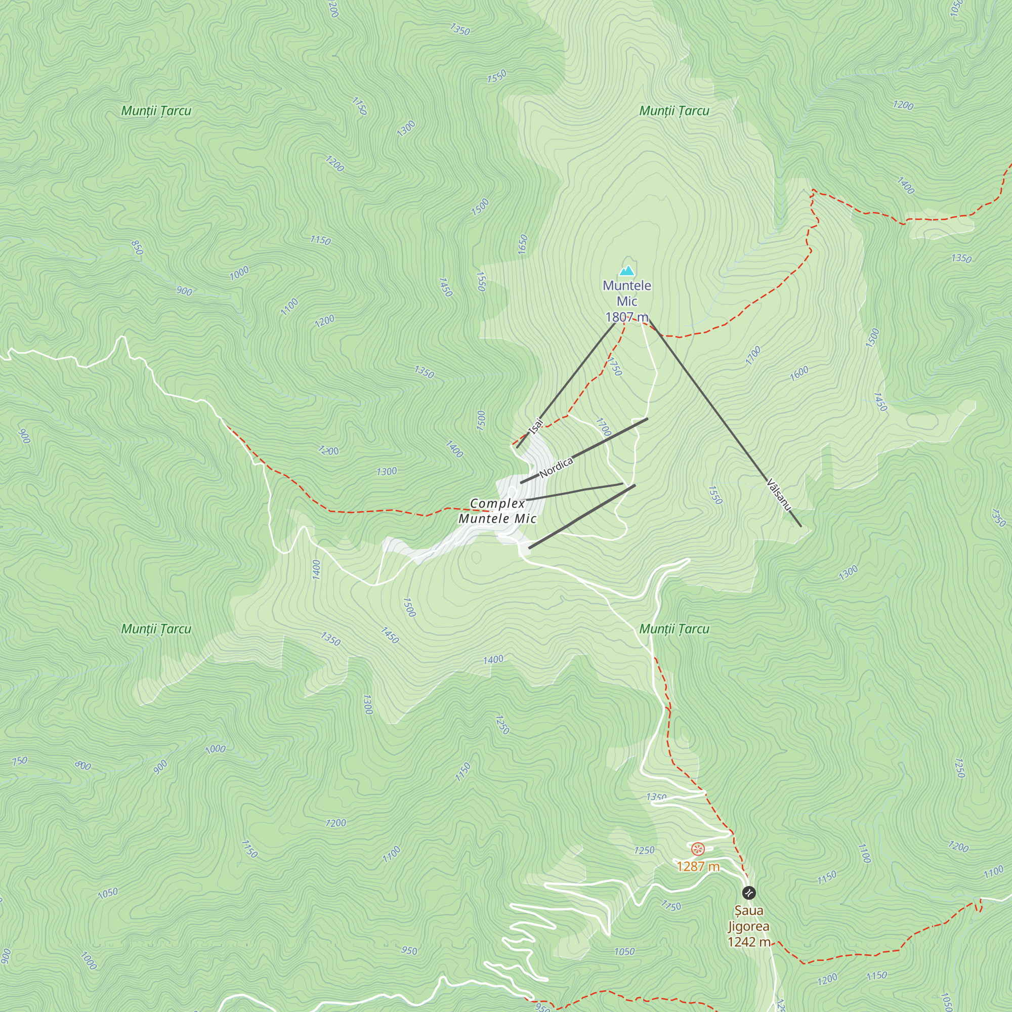 Cabana Cerbul map
