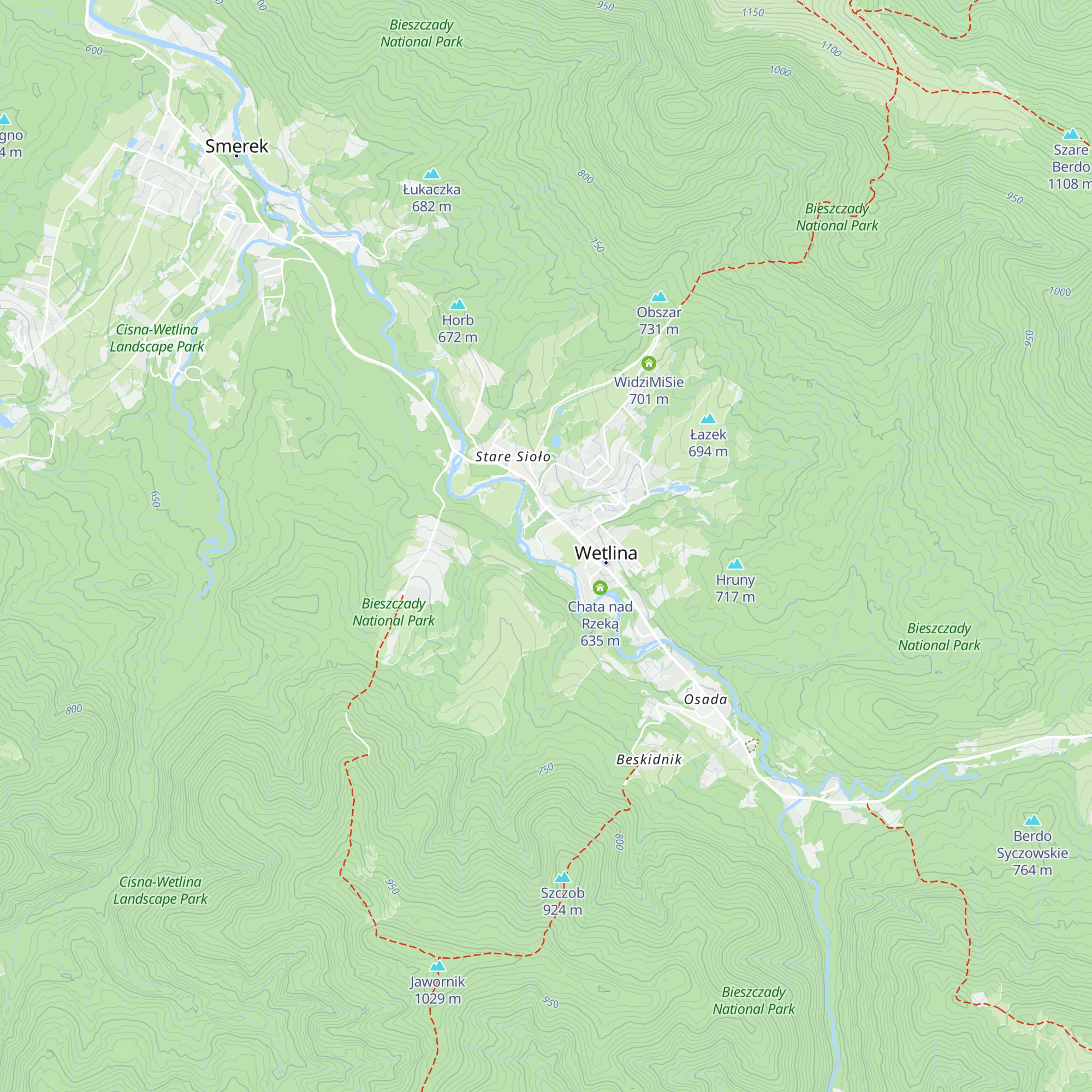 Schronisko PTTK map