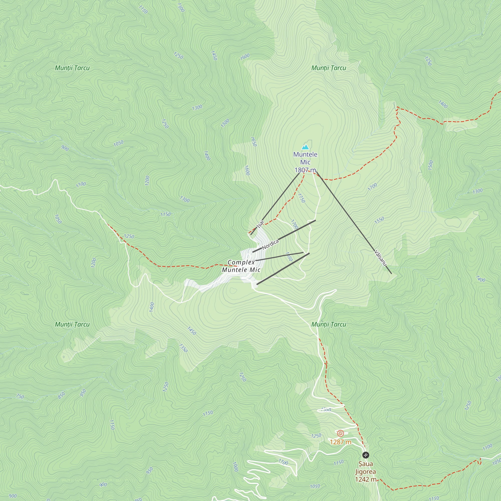 Cabana Căldare map
