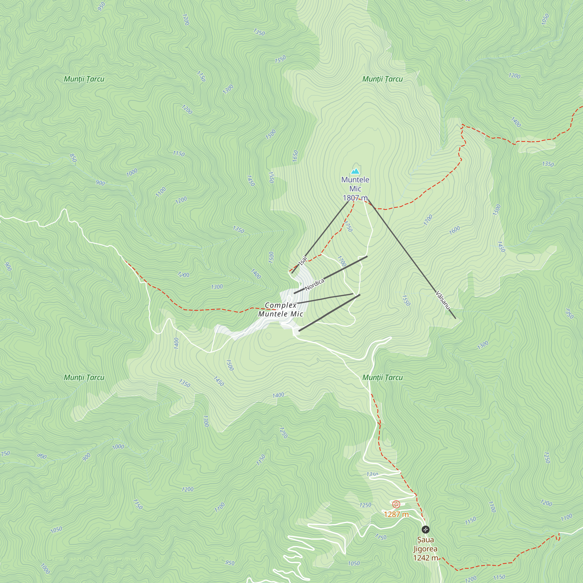 Cabana Căldare map