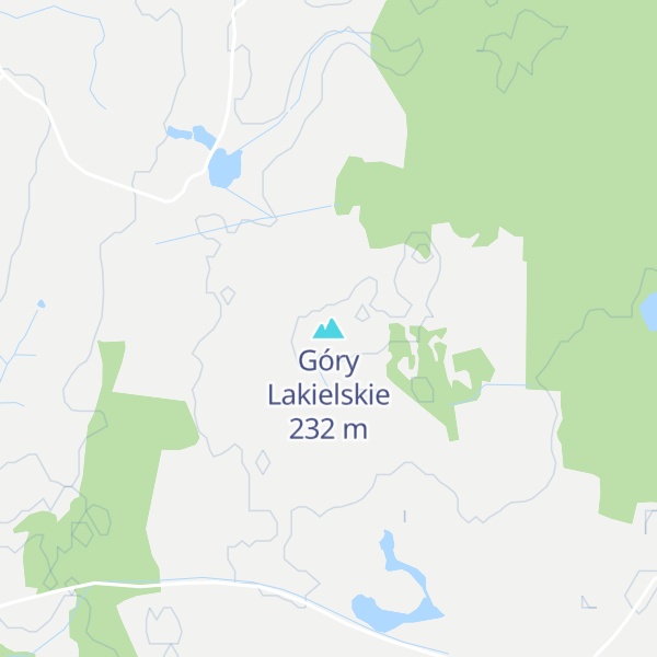 Map of Góry Lakielskie