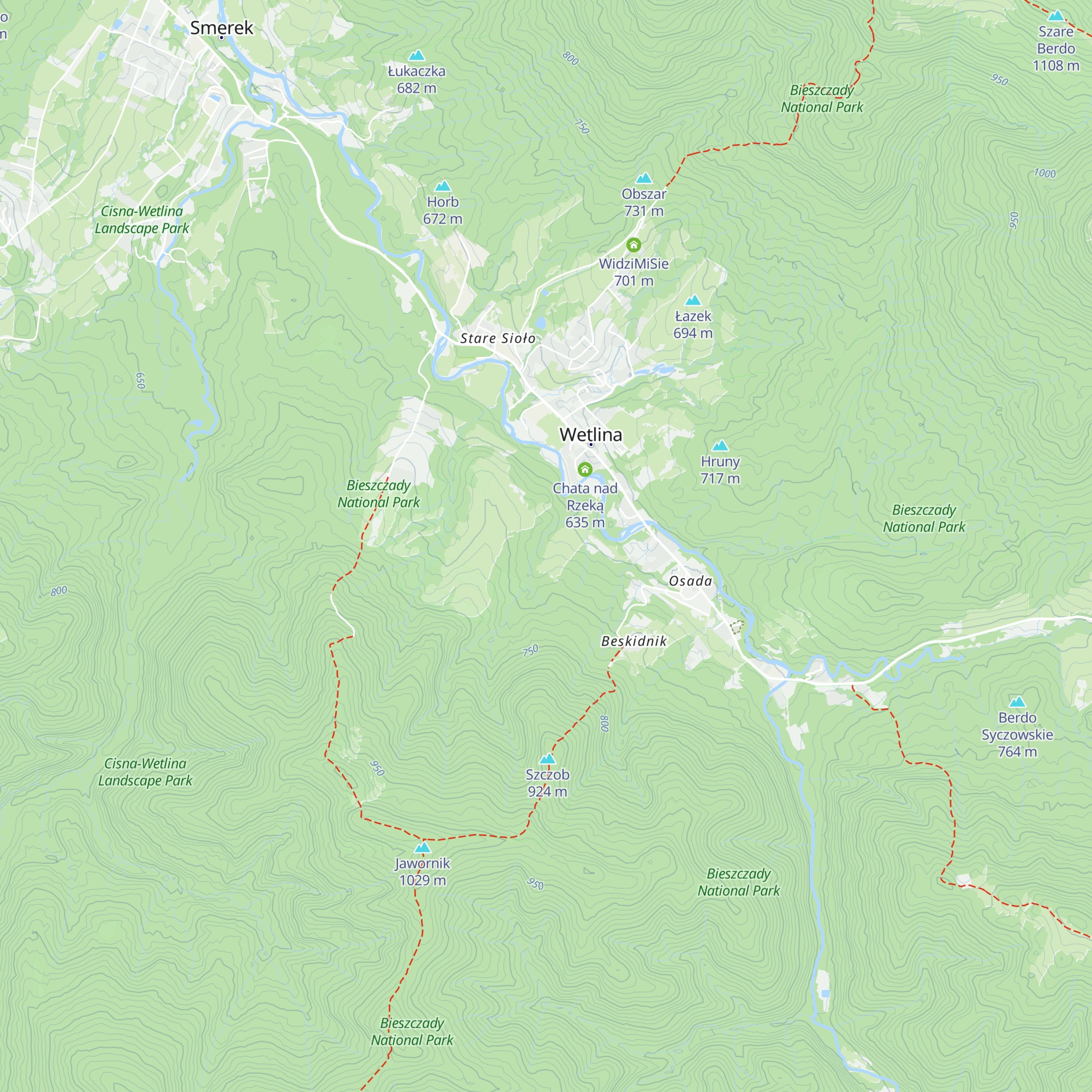 Studencka Baza Noclegowa map