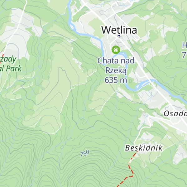 Map of Studencka Baza Noclegowa