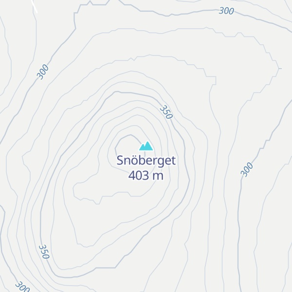 Map of Snöberget