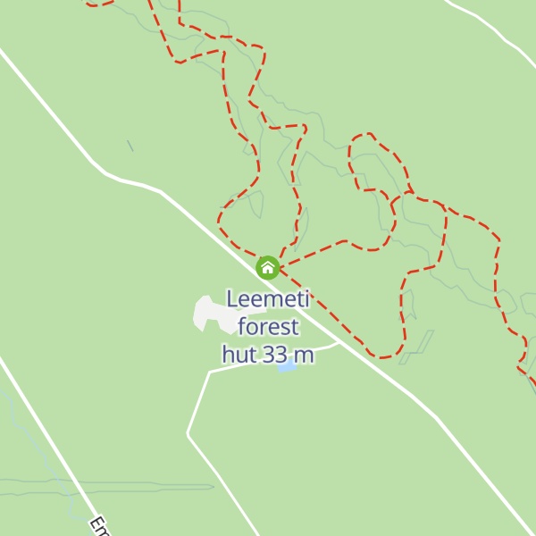 Map of Leemeti forest hut