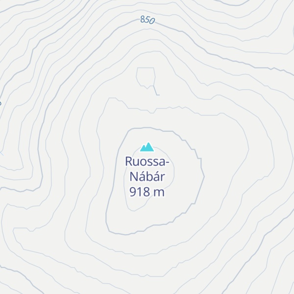Map of Ruossa-Nábár