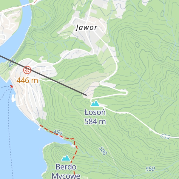 Map of Czadowe Gary