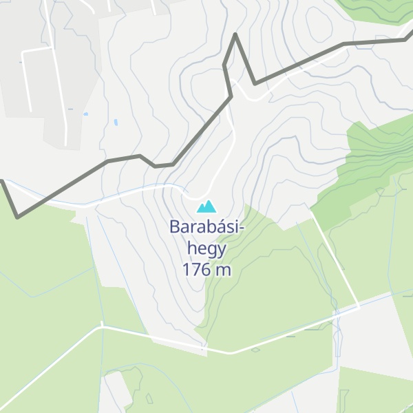 Map of Barabási-hegy