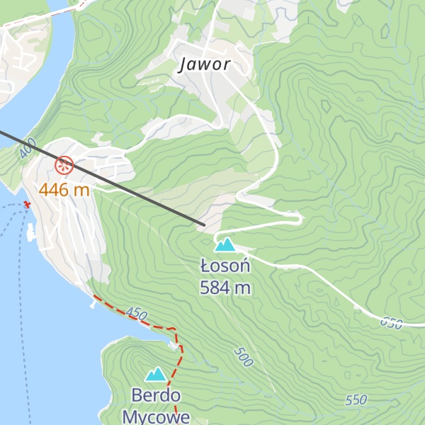 Map of Karczma Jawor