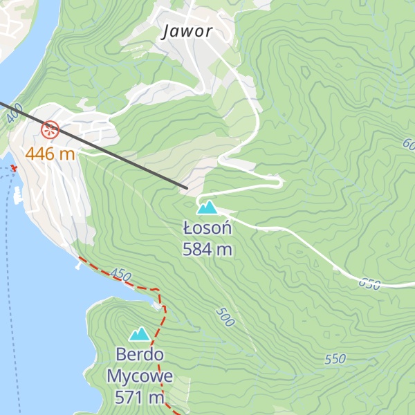 Map of Łosoń