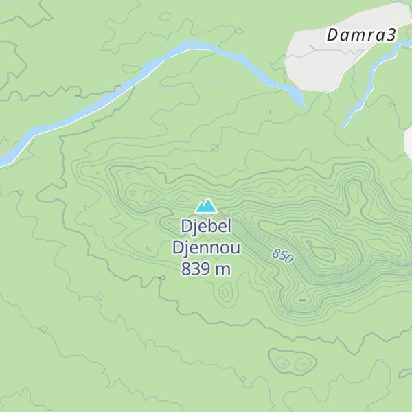 Map of Djebel Djennou
