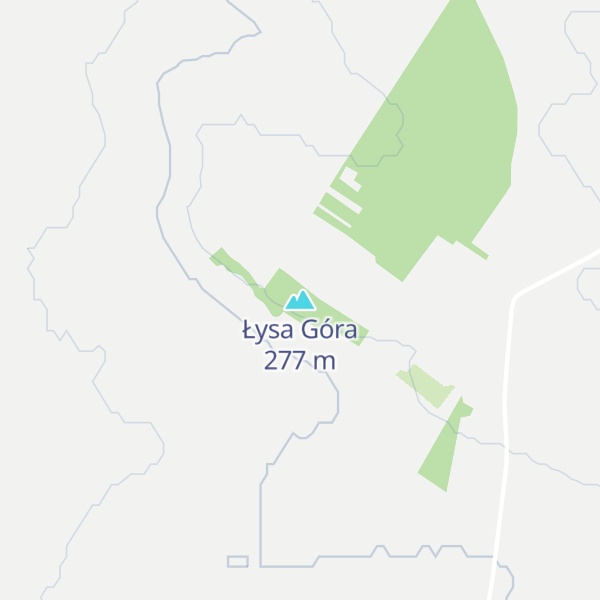 Map of Łysa Góra