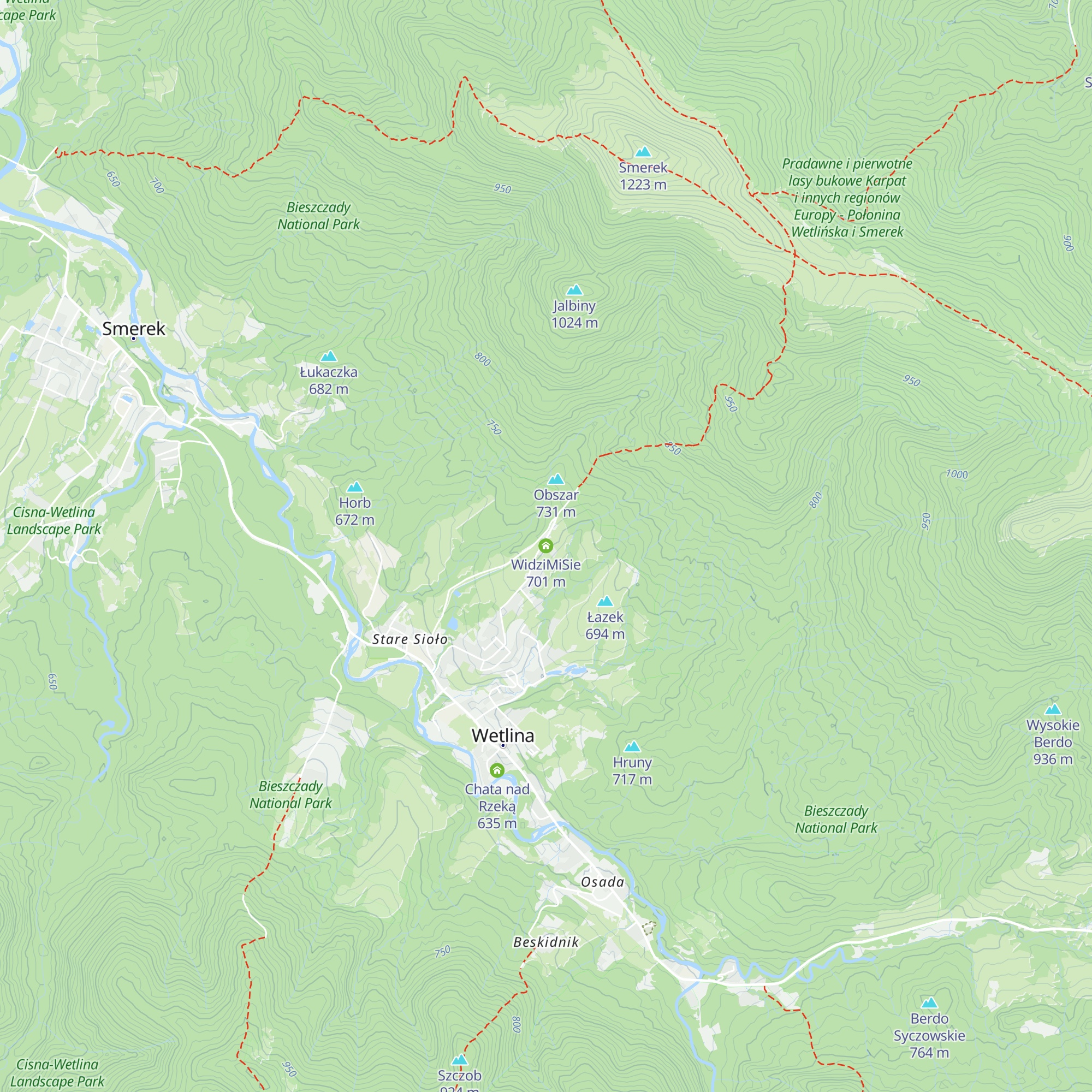 WidziMiSie map