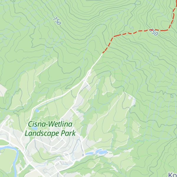 Map of Bukowe Tarasy