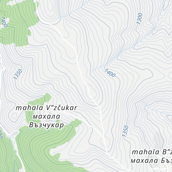 Map of Vrŭkh Chuka