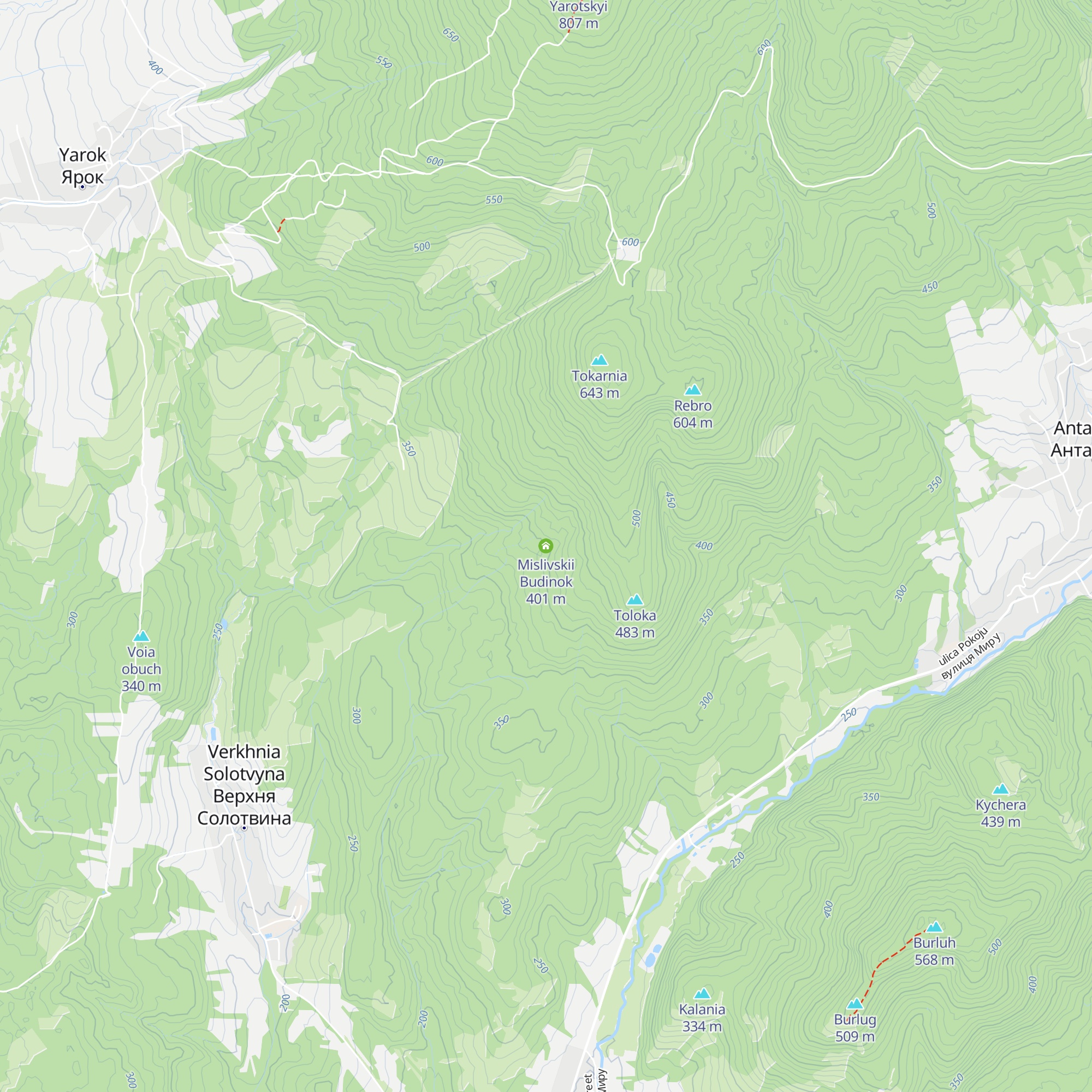 Mislivskii Budinok map