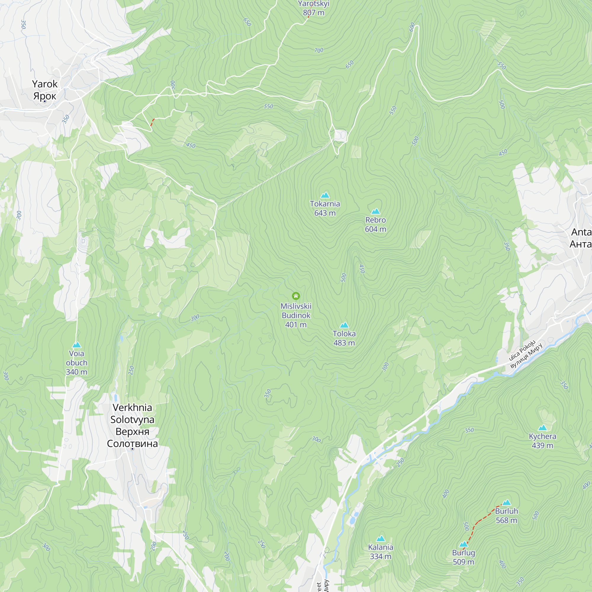 Mislivskii Budinok map