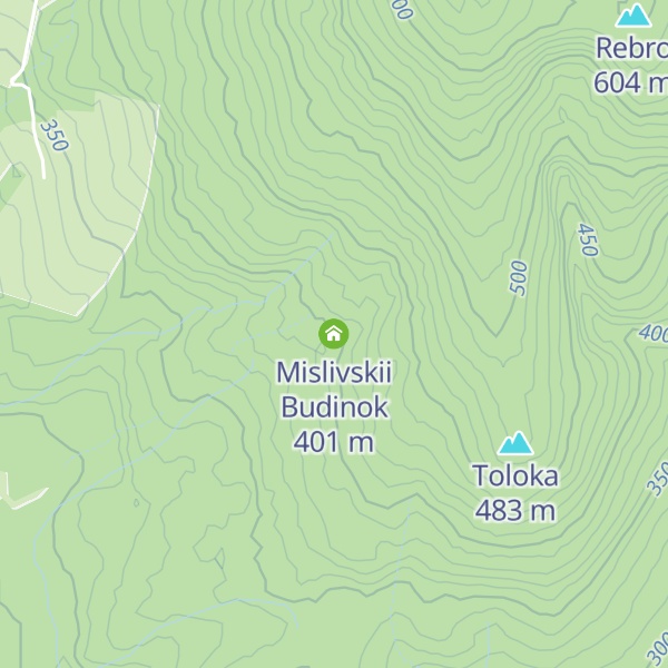 Map of Mislivskii Budinok
