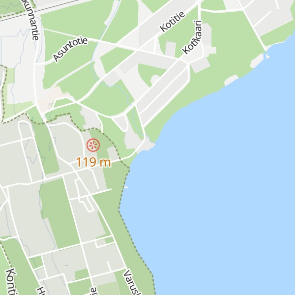 Map of Niinisalon varuskuntakerhon kota