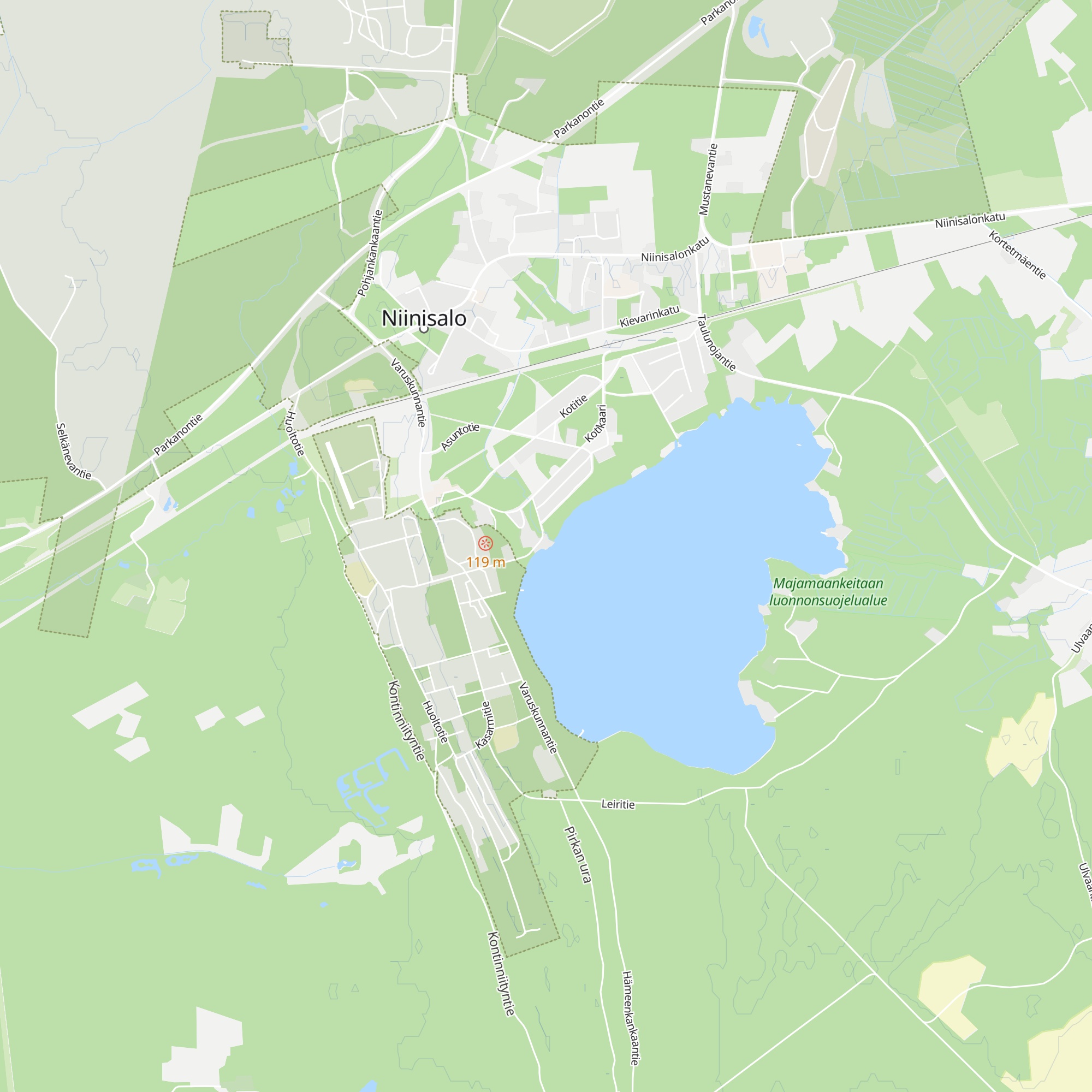Niinisalon varuskuntakerhon kota map
