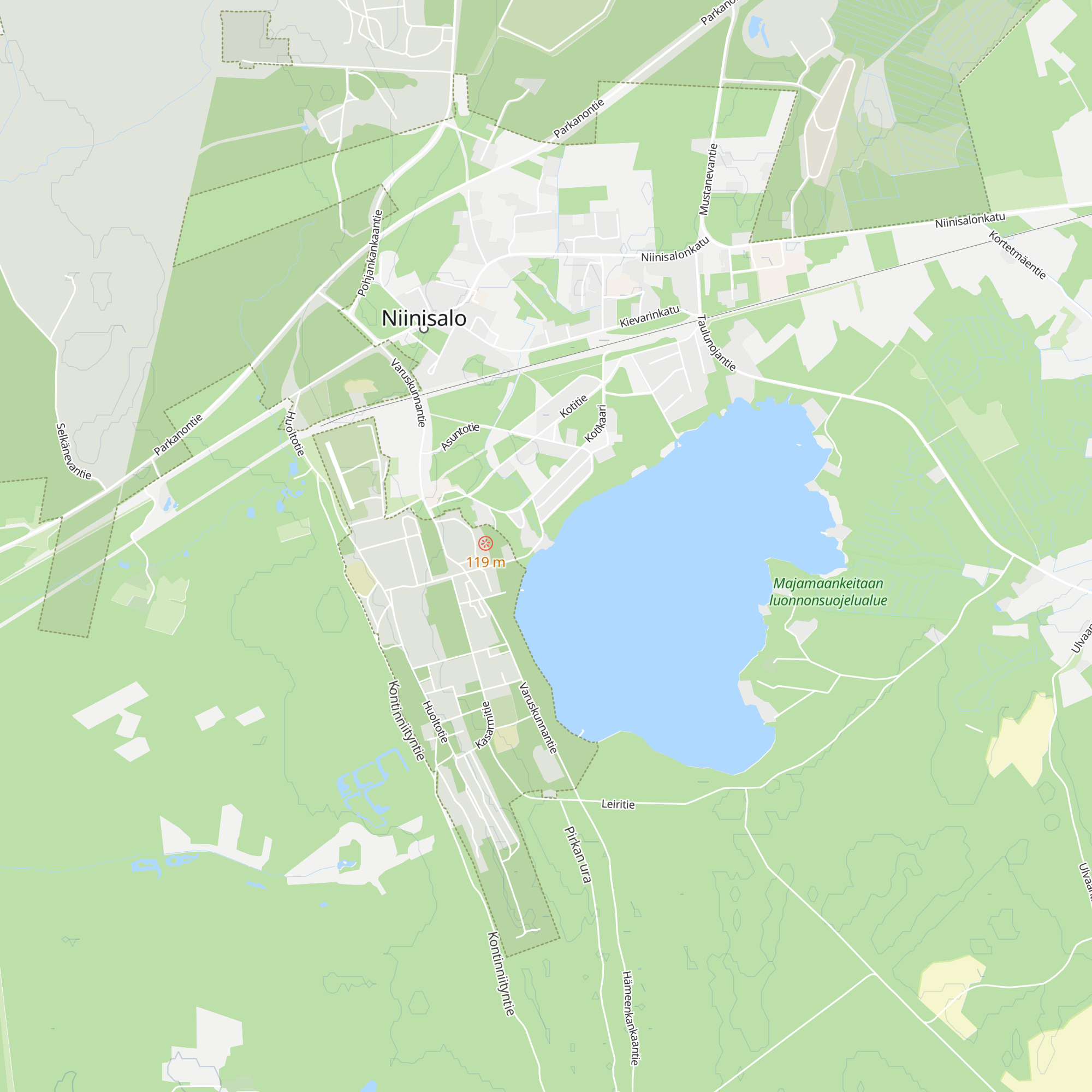 Niinisalon varuskuntakerhon kota map