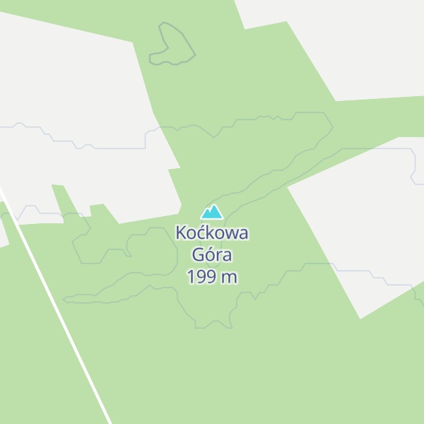 Map of Koćkowa Góra