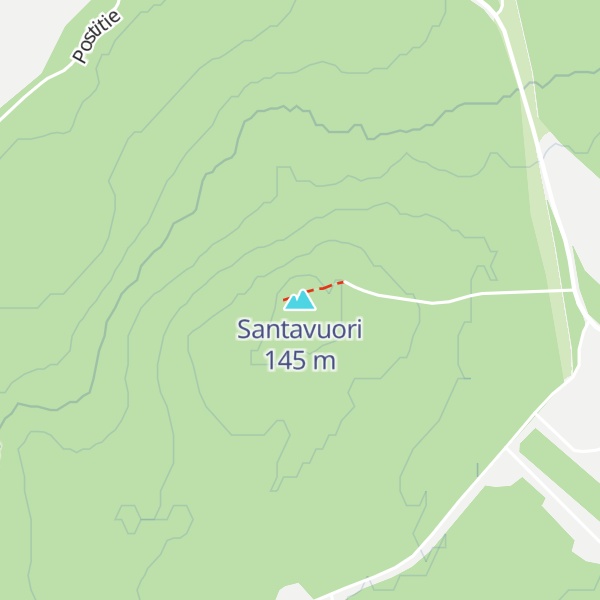 Map of Santavuori