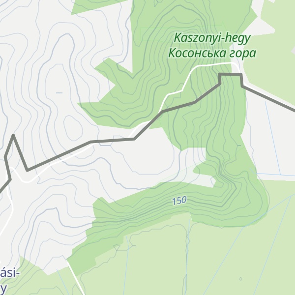 Map of Bárci-tető