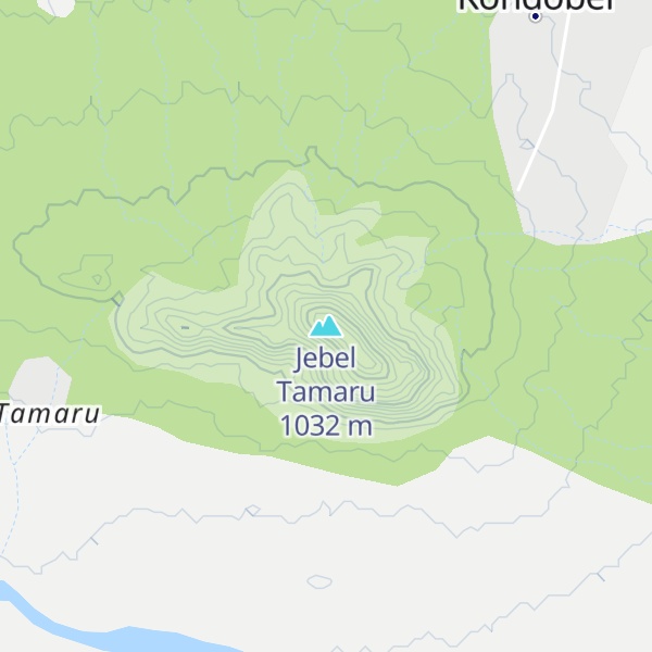 Map of Jebel Tamaru