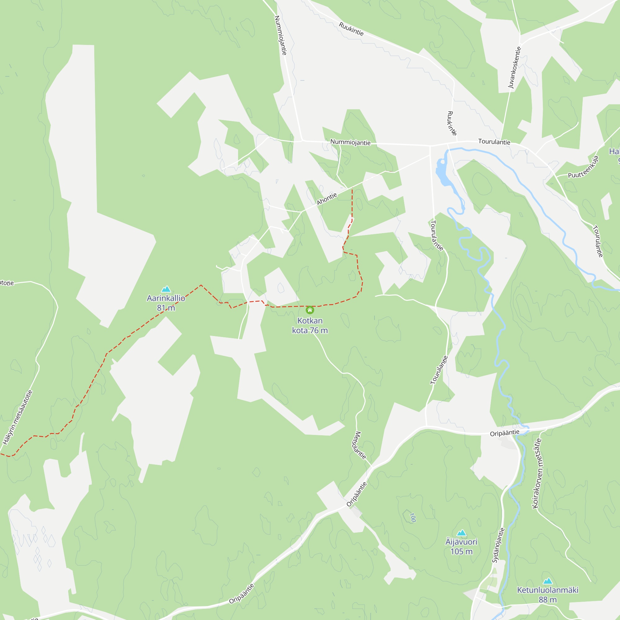 Kotkan kota map