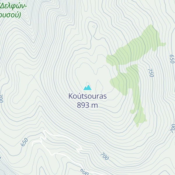 Map of Koútsouras