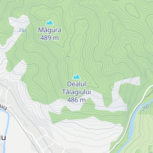 Map of Dealul Tălagiului
