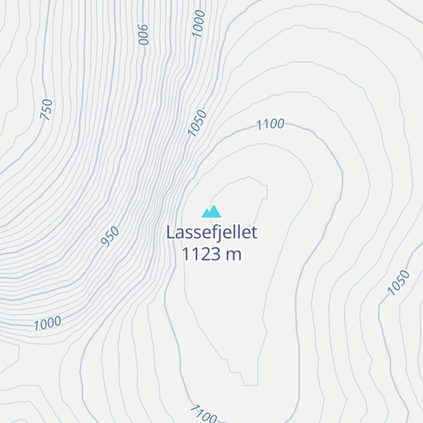 Map of Lassefjellet
