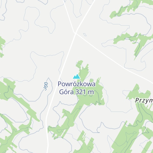 Map of Powrózkowa Góra
