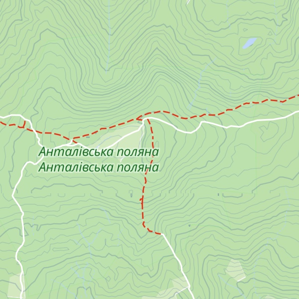 Map of Antalovetska Poliana