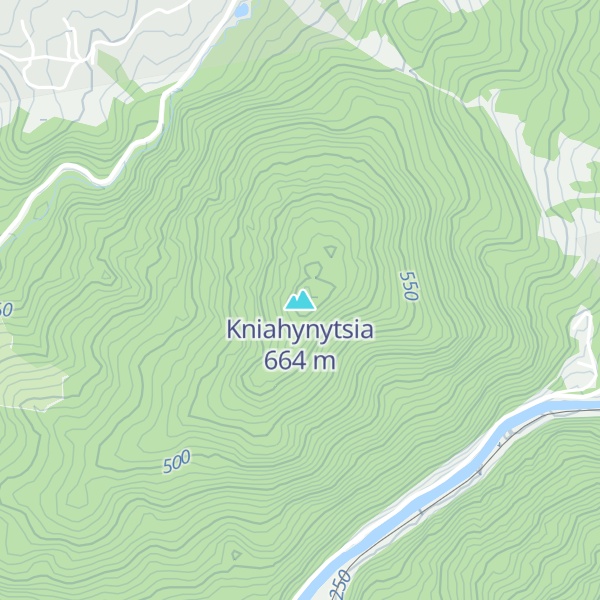 Map of Kniahynytsia