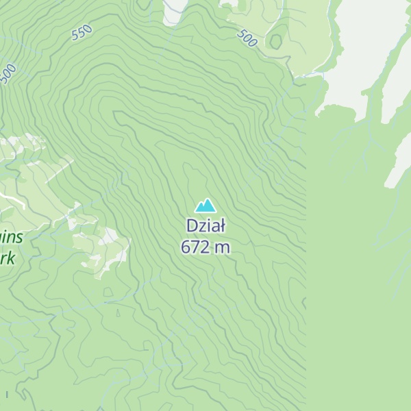 Map of Dział