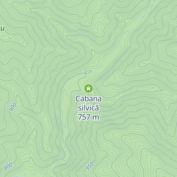 Map of Cabana silvică